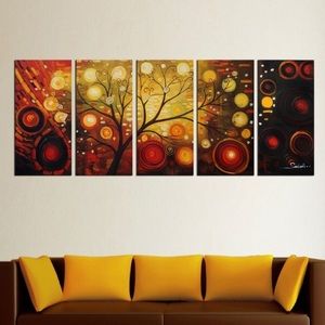 Original Hand oil Painted 'Life Tree